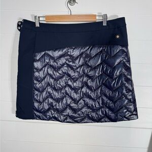 Icepeak Navy Quilted Women's Snow Skirt Size 46 Medium